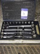 Draper redline 25pc socket set. (Please note: Viewing is by appointment only. Please Tel: 0161 429