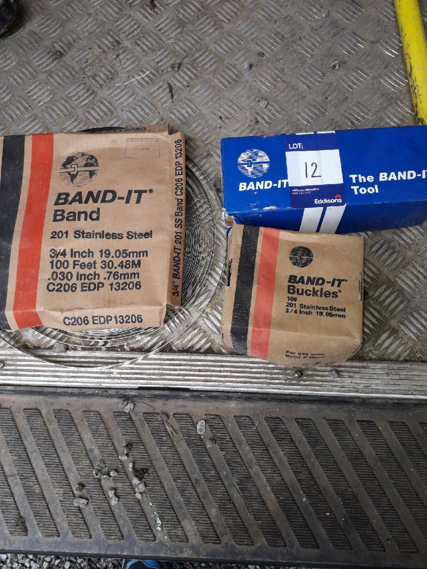 3 x Band-It items consisting of The Band-It tool, Band-It buckles, Band-It Band