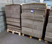 2 x pallets of flat pack cardboard boxes