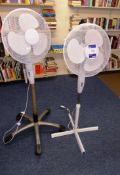 2 x upright fans