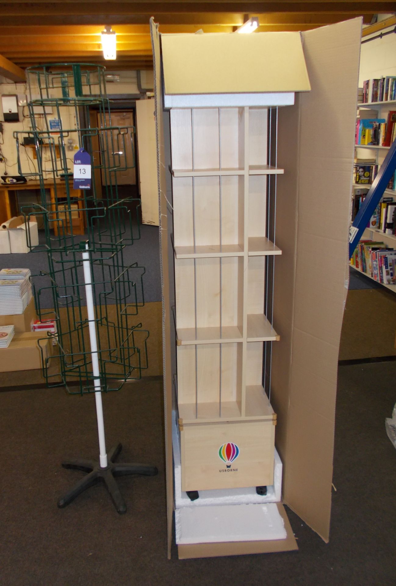 2 x rotating book displays