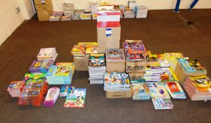 Large quantity of children’s books, colouring books, pencils, crayons etc. Titles including Kung