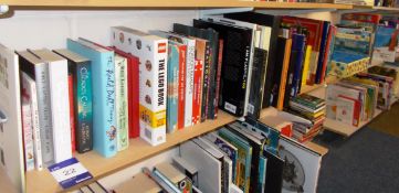 Assortment of books to shelf including literature, children’s & autobiographies