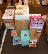 Large quantity of pottery / homeware books approx.250
