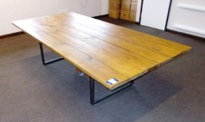 Boardroom table, approx.8ft