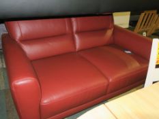 * 2 Seater Leather Sofa 1400x900mm