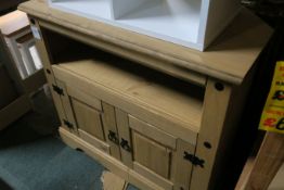 * A Corona Style TV/Media Stand with Two Door Cupboard