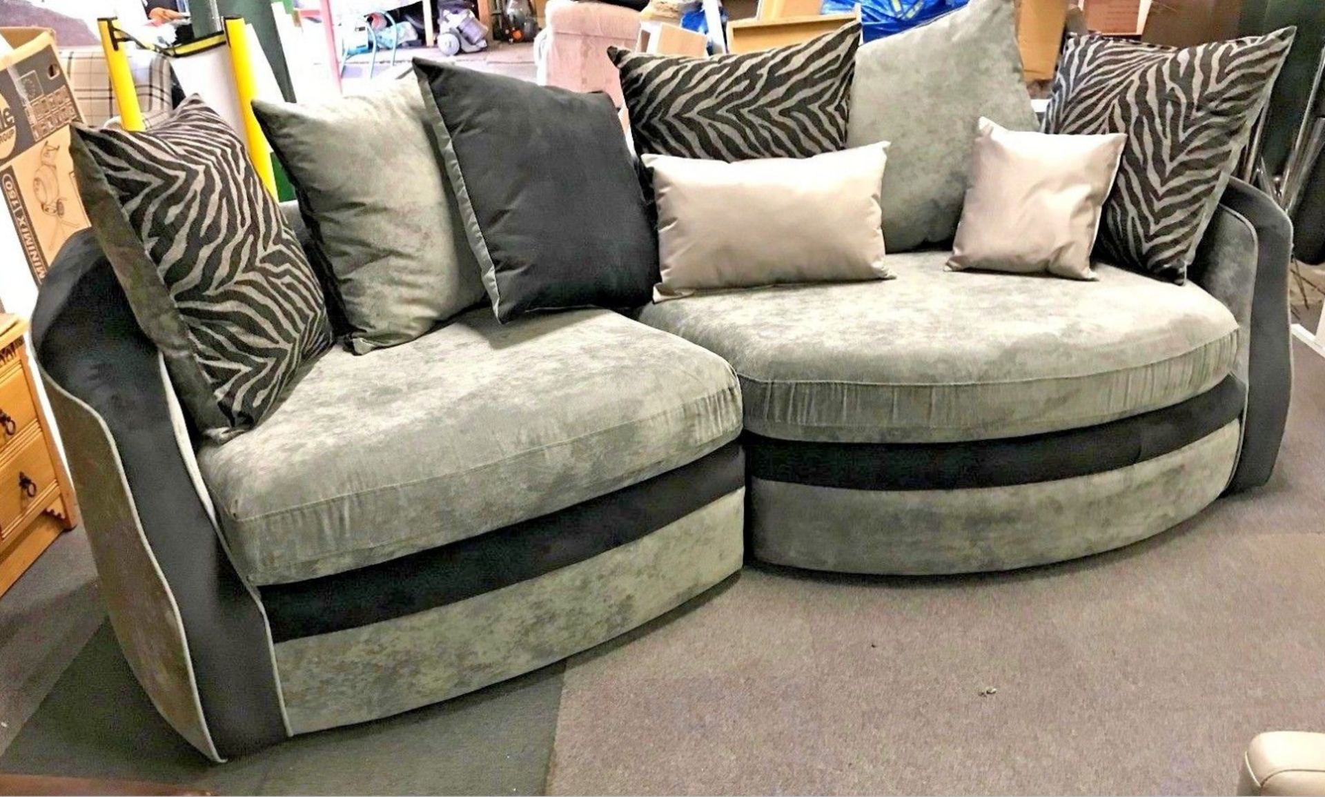 * Lebus Victoria Large Snuggle Sofa (RRP £1299) - Image 2 of 4