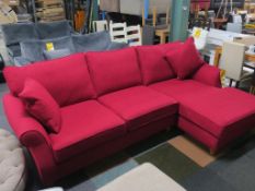 * Ashford Corner Chaise in Red (RRP £1199)