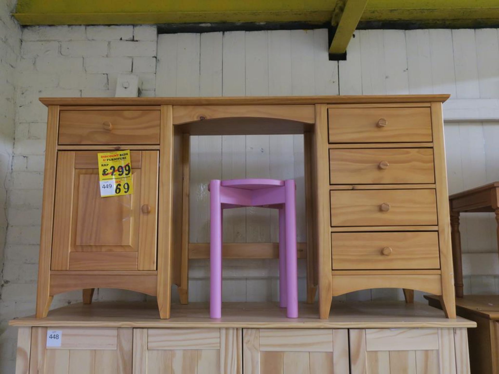 * A Kendal Dressing Table Together with A Kendal Two Door Cupboard