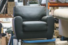 * Small Black Armchair