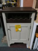 * Painted Wine Cabinet 58x40x91cm (RRP £279)