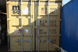 * A 20ft Shipping Container. This lot is Buyer to Remove. Please note that a Risk Assessment and