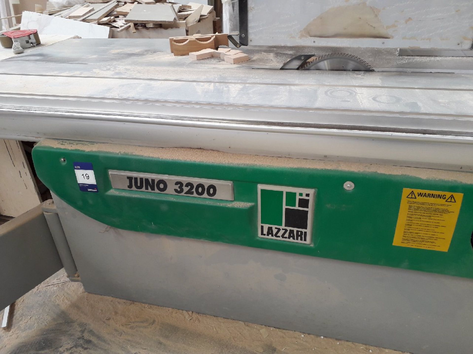 Lazzari Juno 3200 Sliding Table Saw serial number - Image 4 of 5