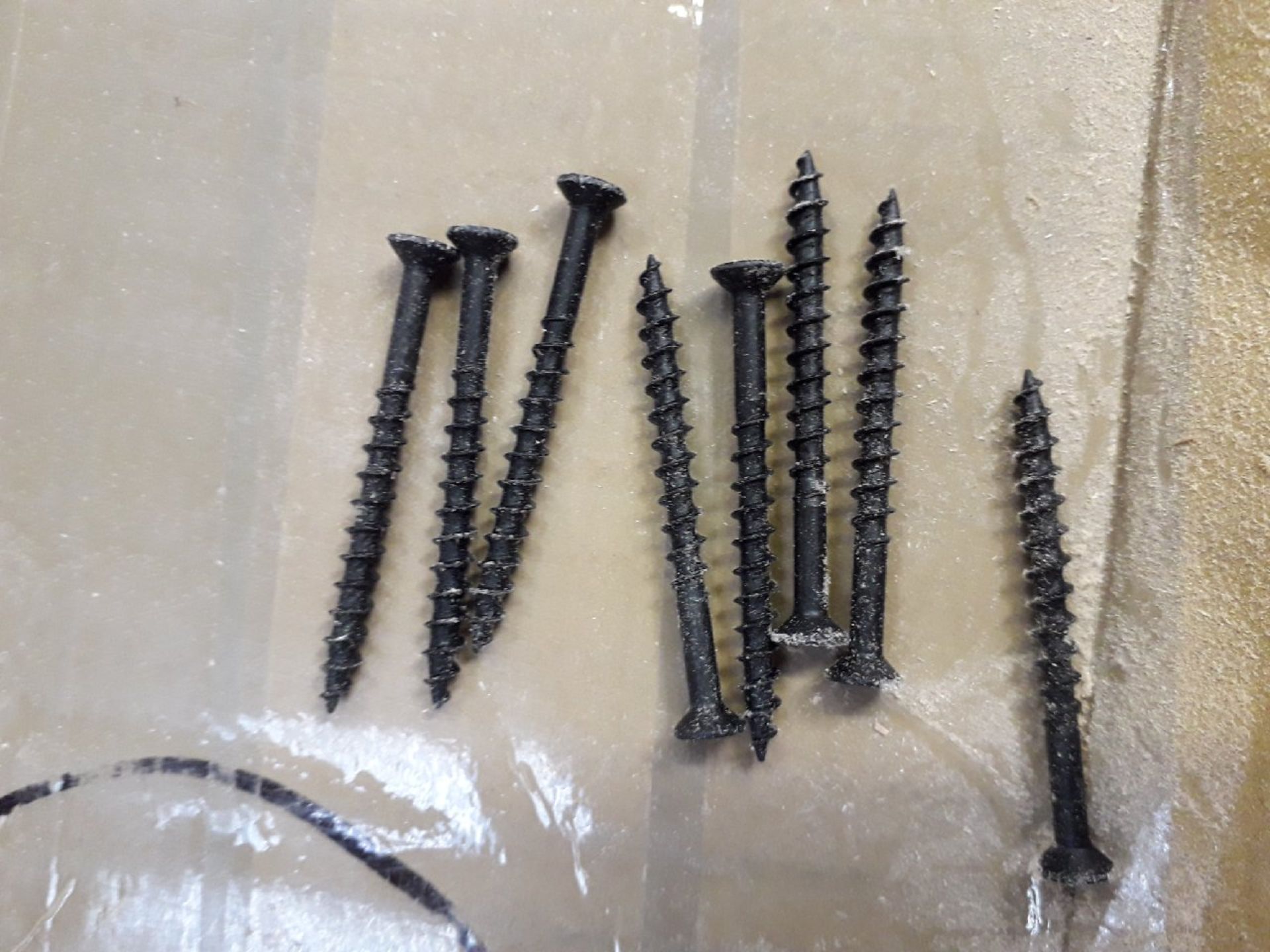 3 x Boxes of black carcass screws - Image 2 of 2