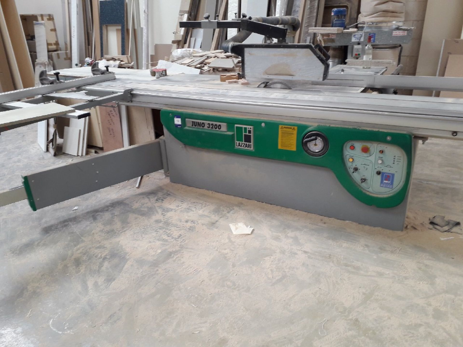 Lazzari Juno 3200 Sliding Table Saw serial number - Image 2 of 5