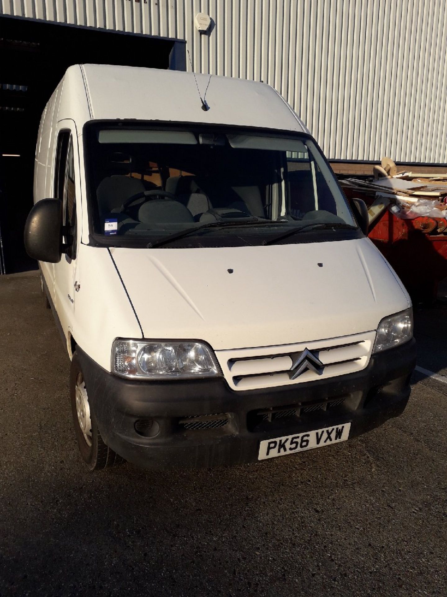 Citroen Relay HDi Van Registration PK56 VXW, Odome