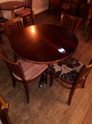 4 seat dining set x 4 chairs and 1 table diameter