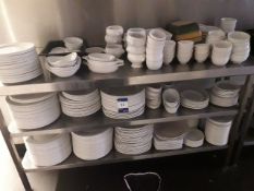 Large quantity of crockery (approx. 400)