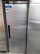 Williams LP14SCSS single door stainless freezer serial number 0204311539 650mm x 650mm x 1800mm