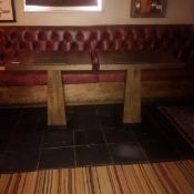 2 Wood tables 75x75x75cm each