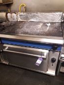 Blue Seal solid top gas oven 900mm x 800mm - Disconnection only by a suitably qualified
