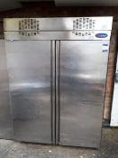 CLTH HO 1500DEM stainless steel double door fridge