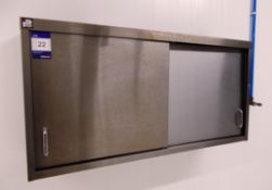 Parry stainless steel wall mounted cabinet