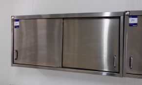 Parry stainless steel wall mounted cabinet