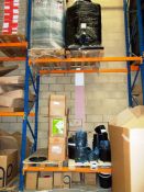 Contents to 2 bays of racking including 2 x pallets of buckets