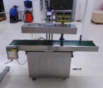 Stainless steel mobile induction sealer