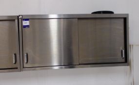 Parry stainless steel wall mounted cabinet