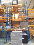 Contents to 2 bays of racking including large quantity of assorted packaging