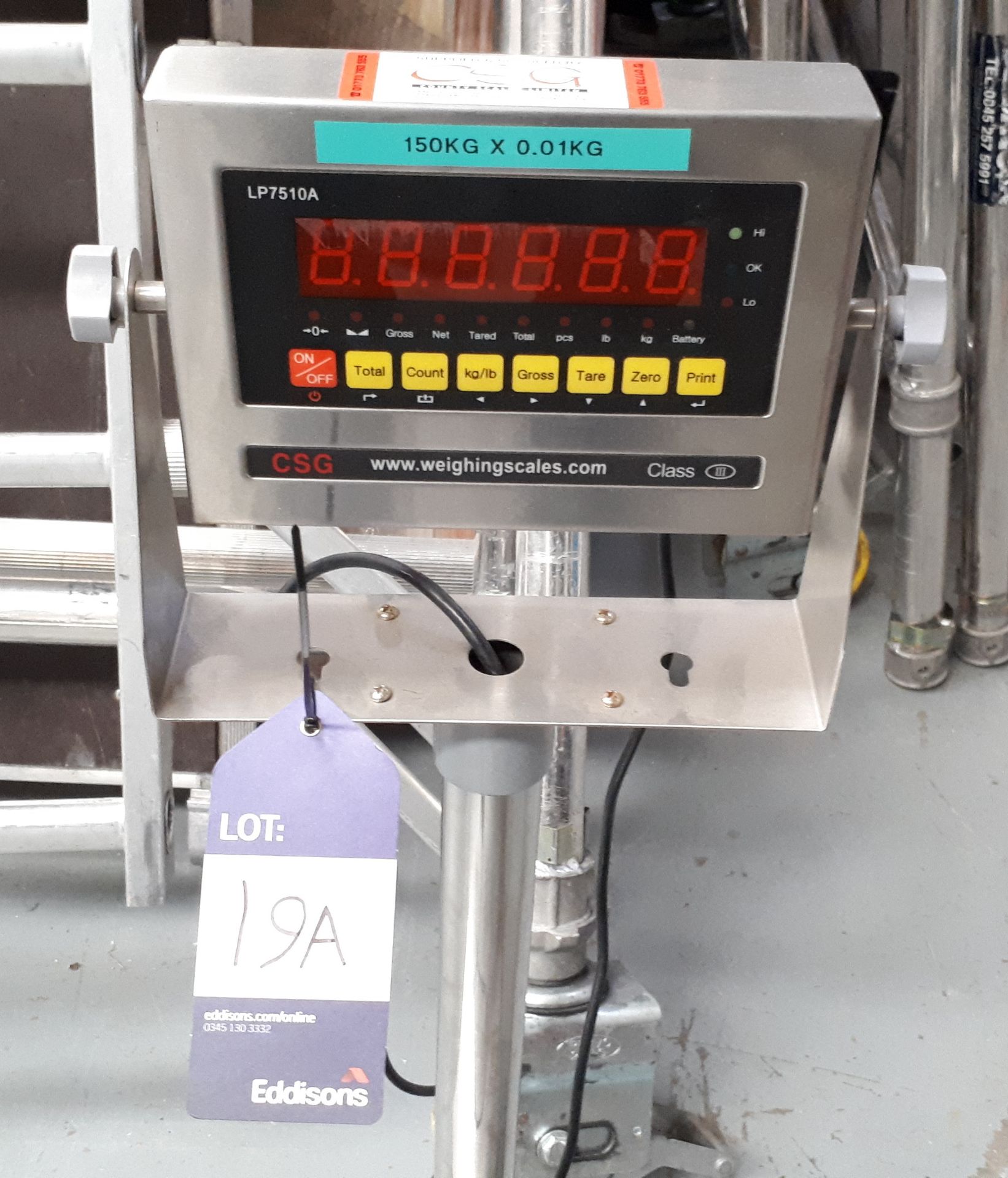 CSG Class III LP7510A weighing scale - Image 2 of 3