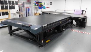 Mimaki JFX 500-2131 flat bed printer, vacuum table approximately 2100mm, with UV cure, Serial