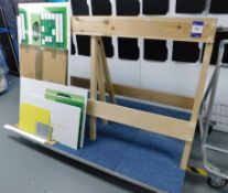 Timber constructed sheet trolley