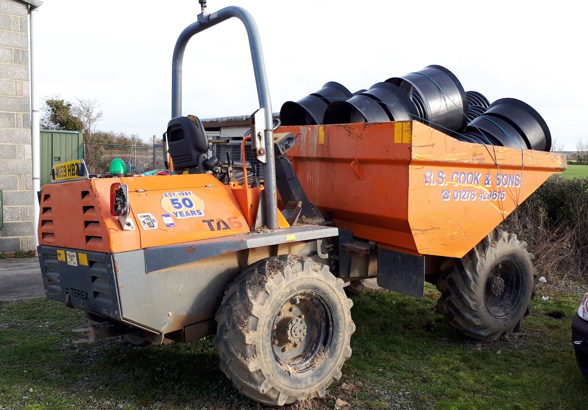 Terex TA6 Dumper, (Advised issue with centre pin).