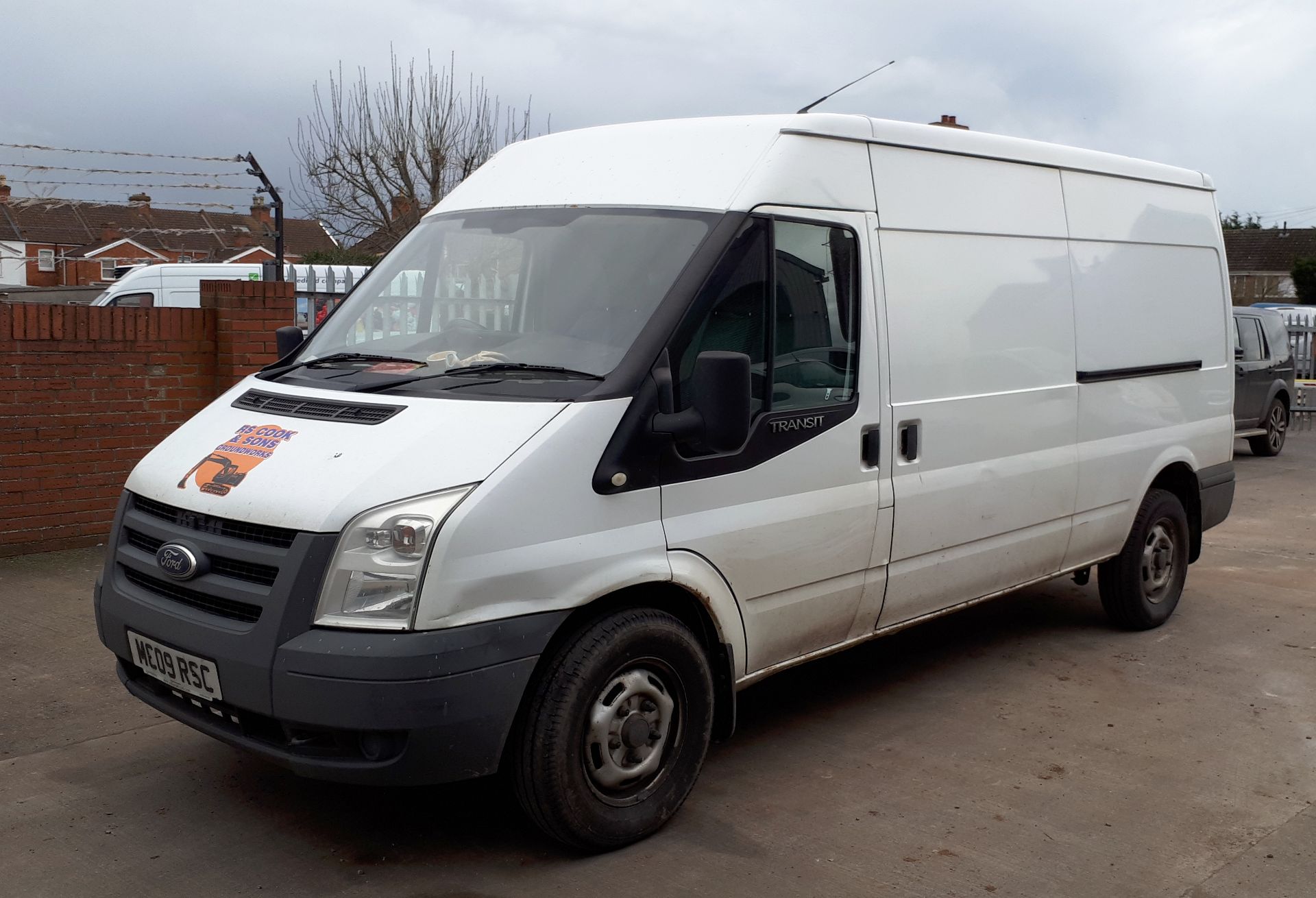 Ford Transit 100 T350L RWD Panel Van, registration MC09 RSC, first registered 31 January 2011, V5