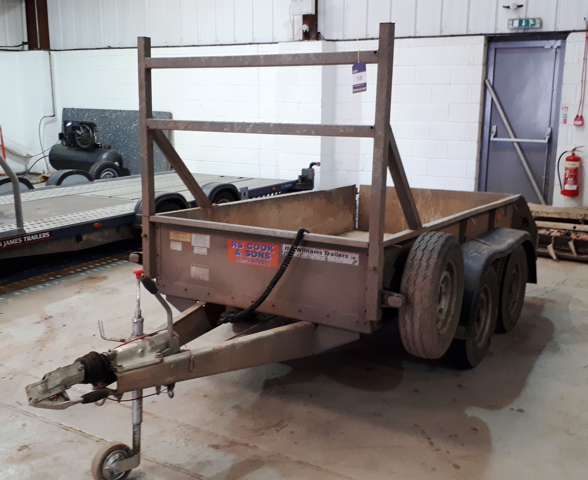 Ifor Williams Twin Axle Plant Trailer, 2700kg Serial Number SCK60000060490223