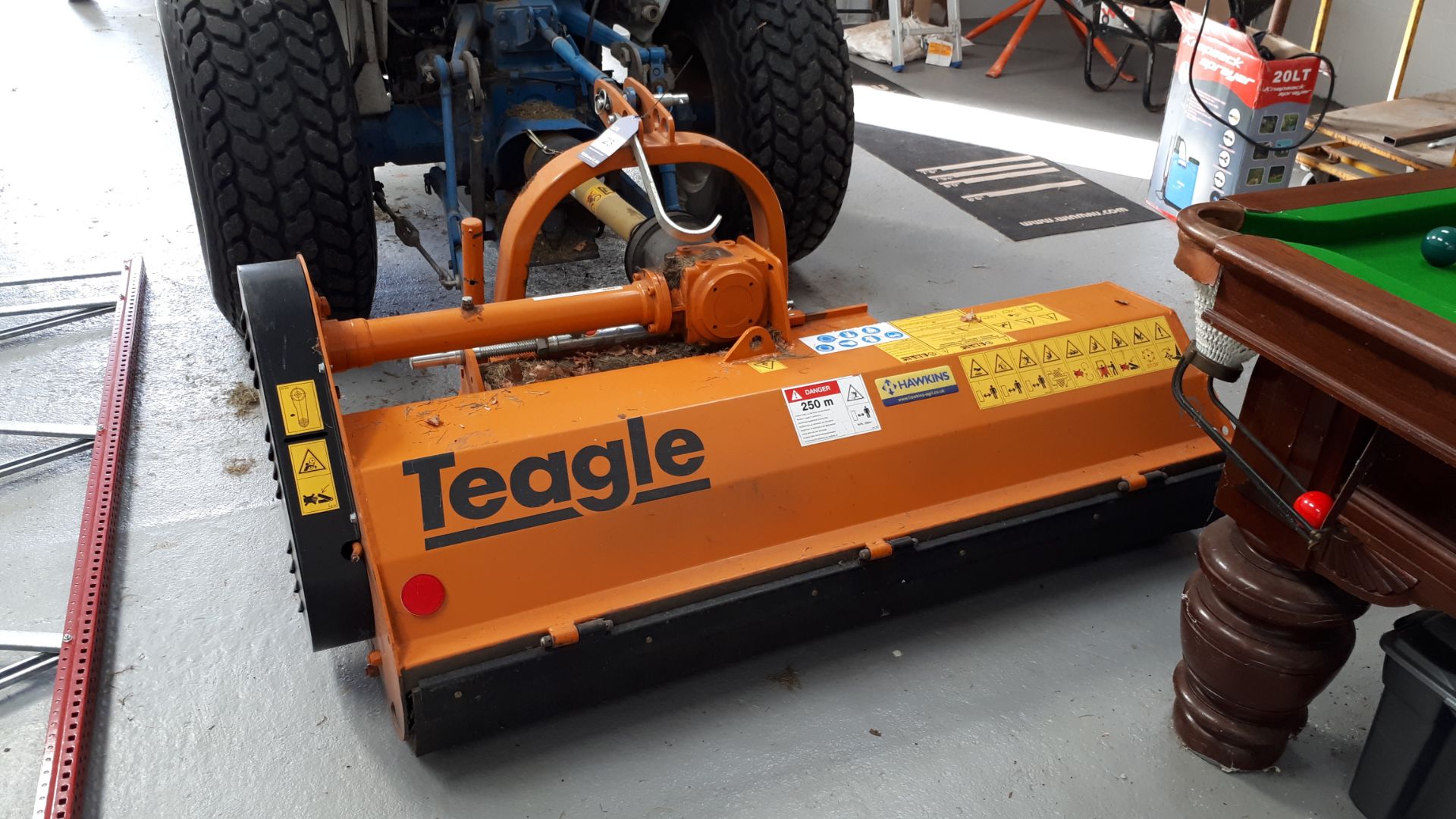 Teagle Park/P160 flail mower, Serial number 645081
