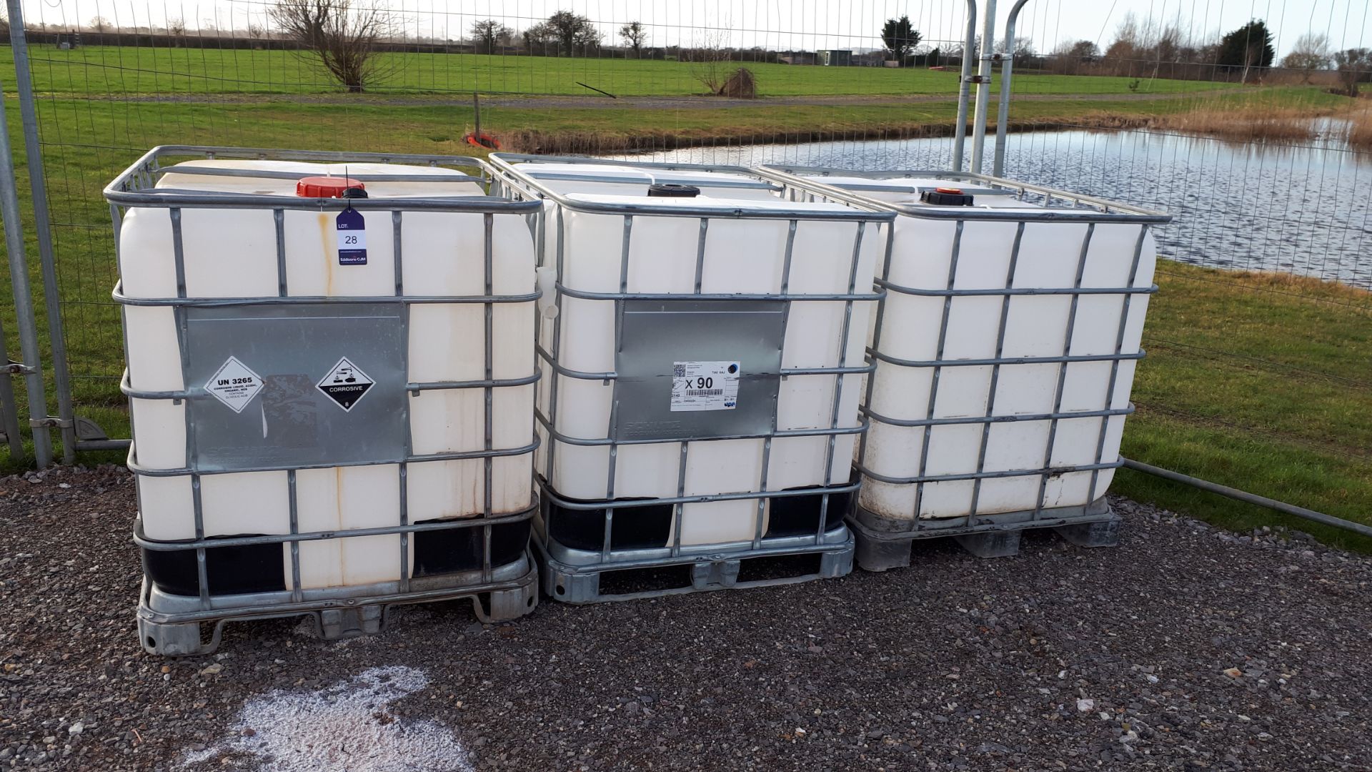 3 x IBC container tanks. *Viewing strictly by appo