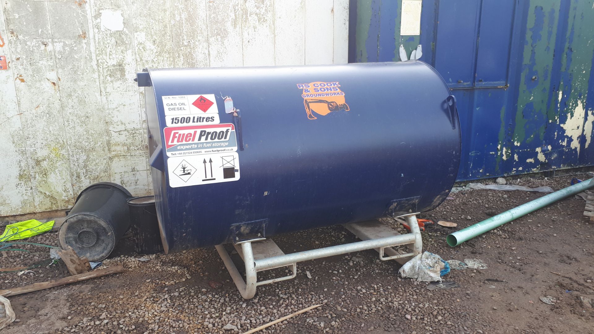 Fuel Proof tank 1500 Litre Capacity on Forklift Fr