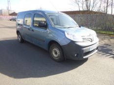 * A Renault Kangoo LL21 Business DCI Van LGV, 1461cc Diesel Crew Cab (5 Seats) complete with Built