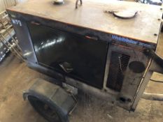 * ARC GEN WELDMAKER 300SD TRAILER MOUNTED WELDER GENERATOR. Please note this lot is located in