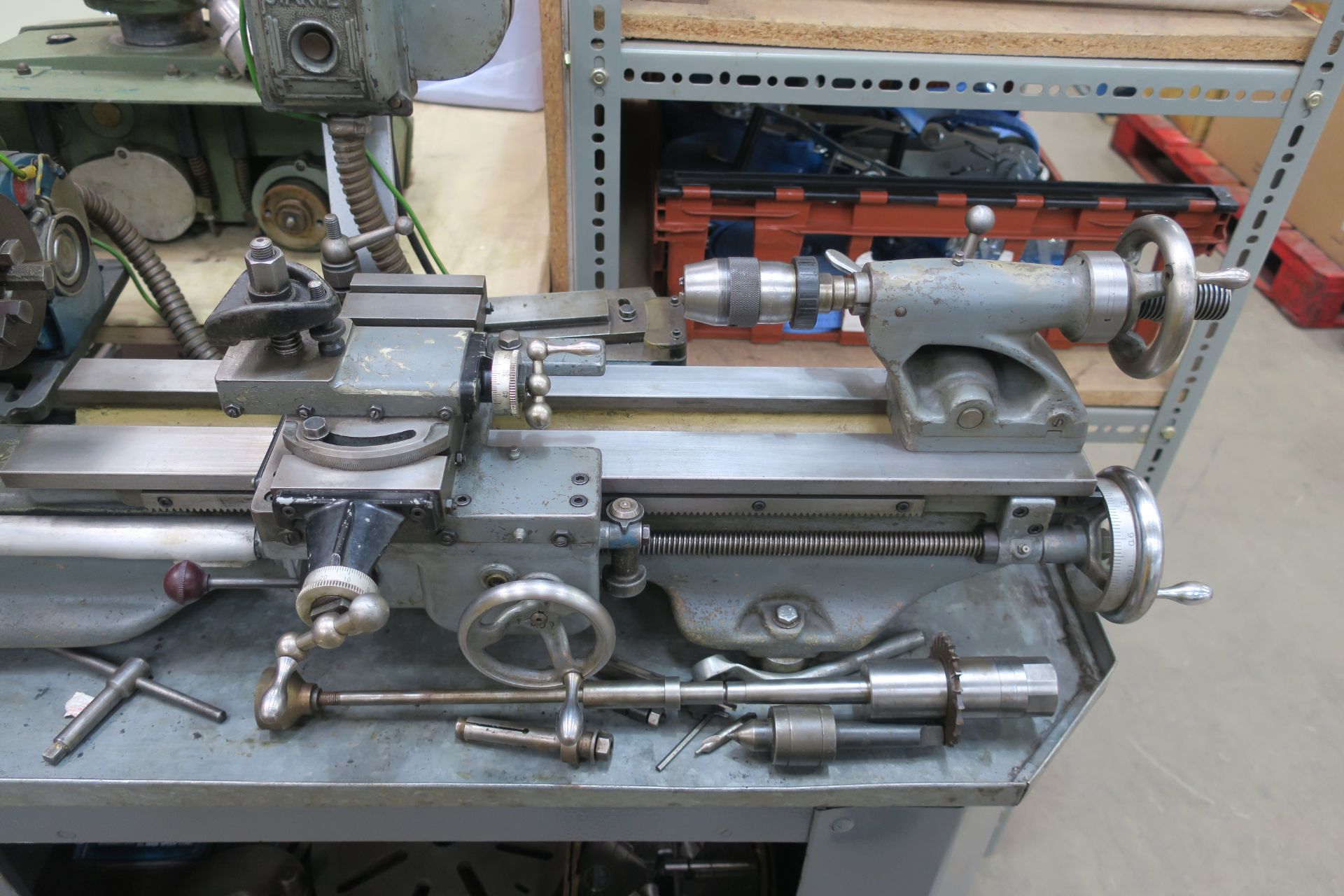 A Myford ML7 Lathe and Tooling 240V. Please note there is a £5 plus VAT lift out fee on this lot - Image 4 of 11