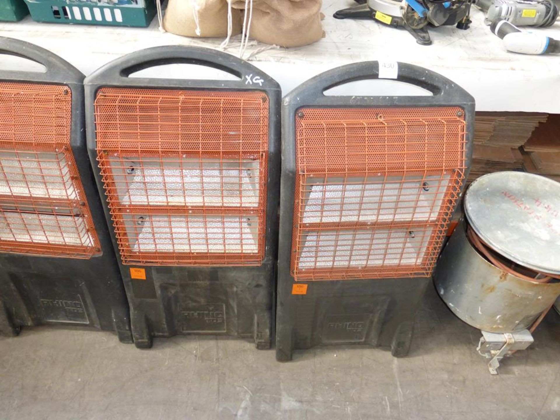 * 2 x Rhino Infrared Heaters 240V (needs tubes)