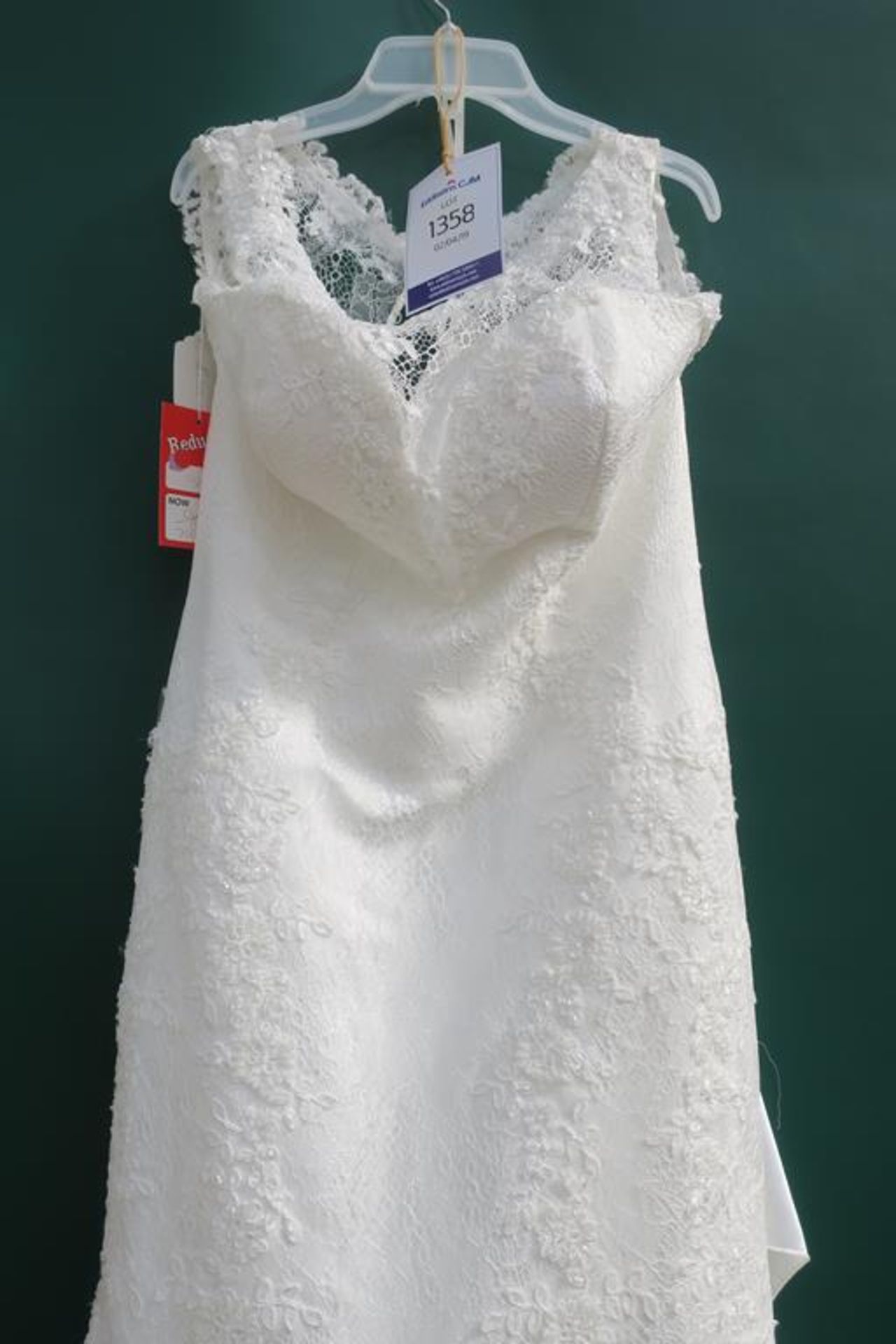 * Oronovias Fabricado En España Wedding Dress UK Size 14 (RRP £1500) - Image 2 of 4