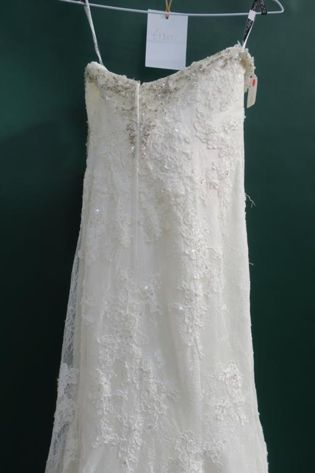 * David Tutera for Mon Cheri Wedding Dress UK Size 14 (RRP £1380) - Image 4 of 5