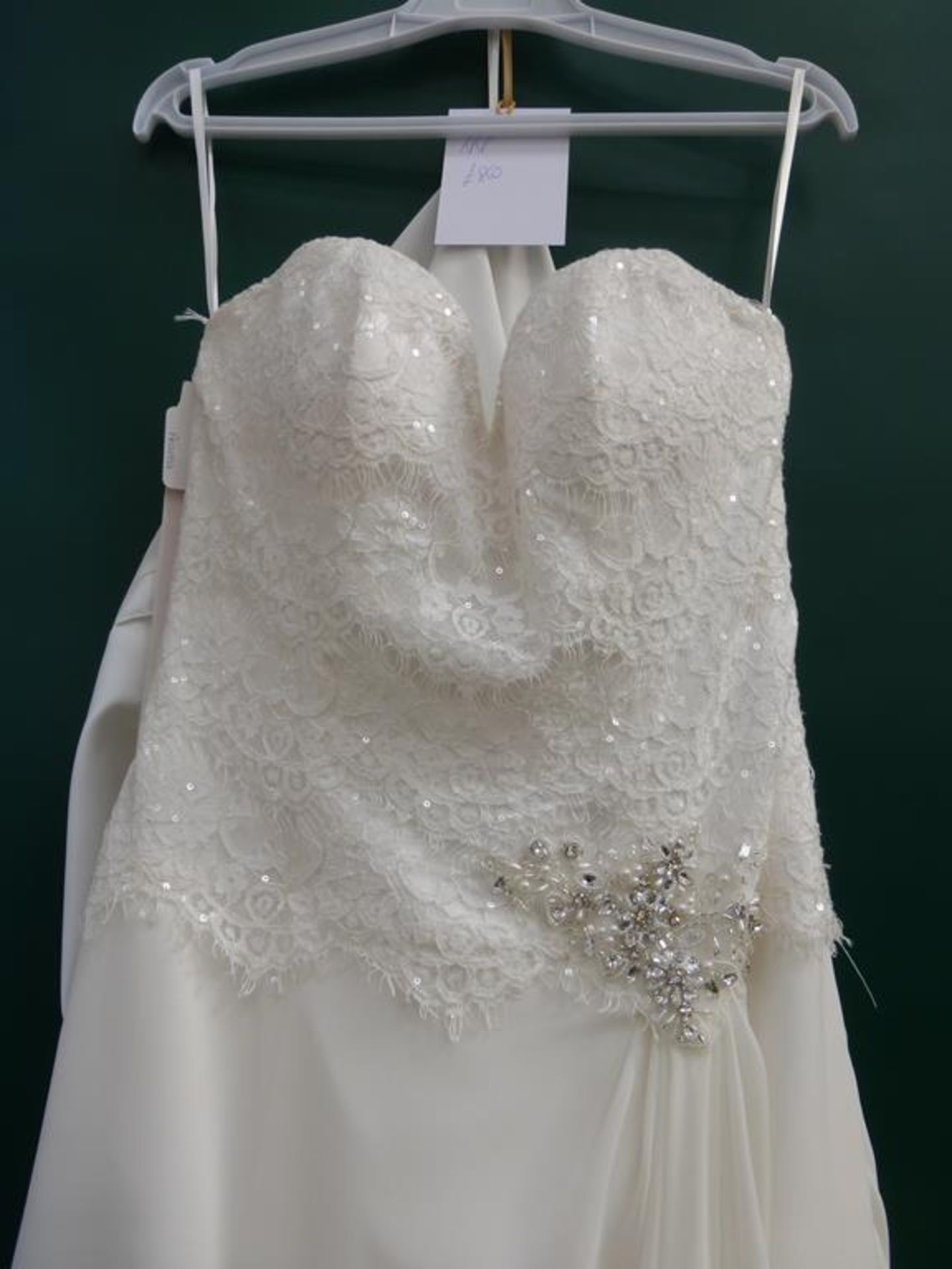 * Romantica Collections Wedding Dress UK Size 12 (RRP £860) - Image 3 of 4