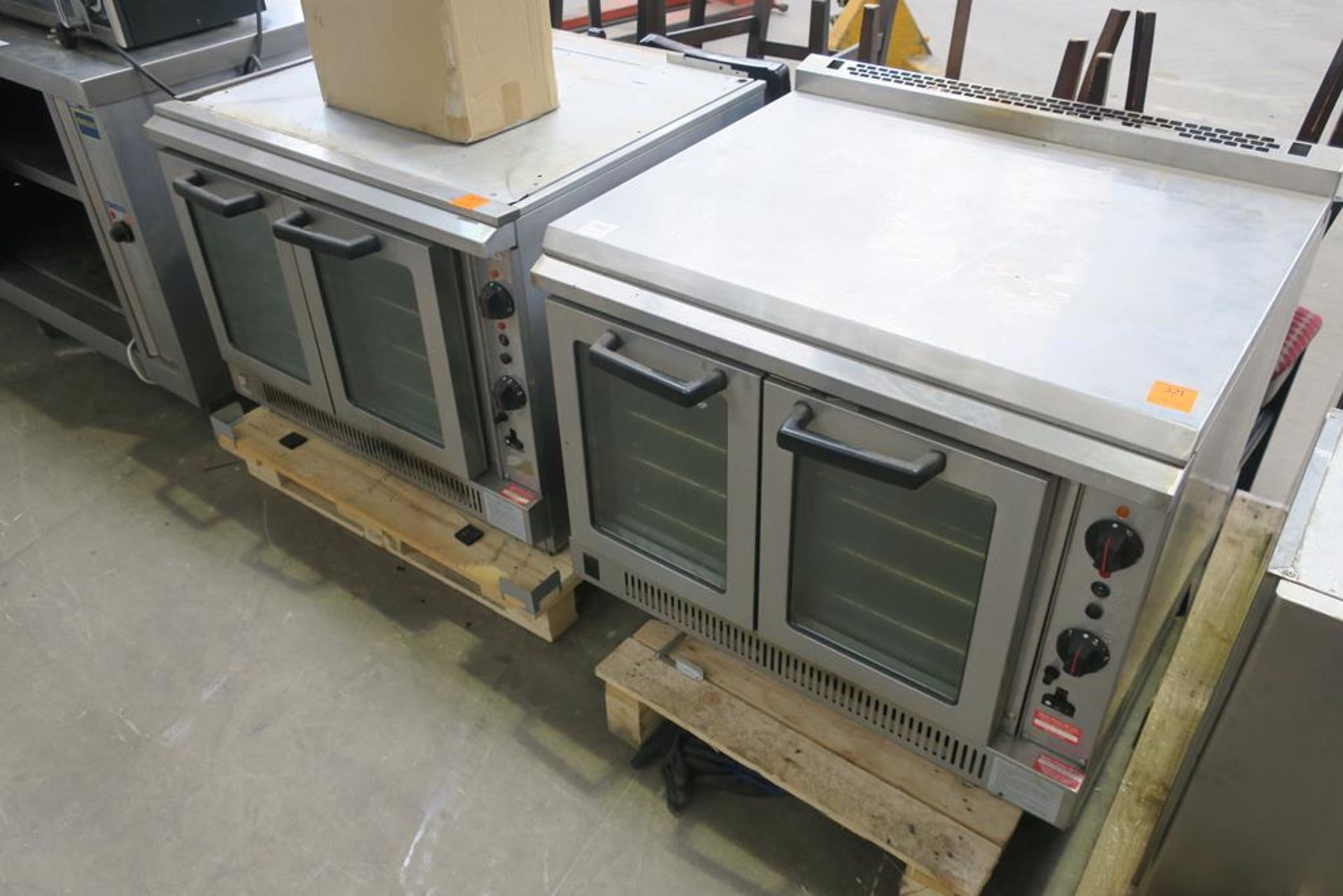 * A Double Falcon G2112/2 Stainless Steel Convection Oven (split down on to two pallets). Please